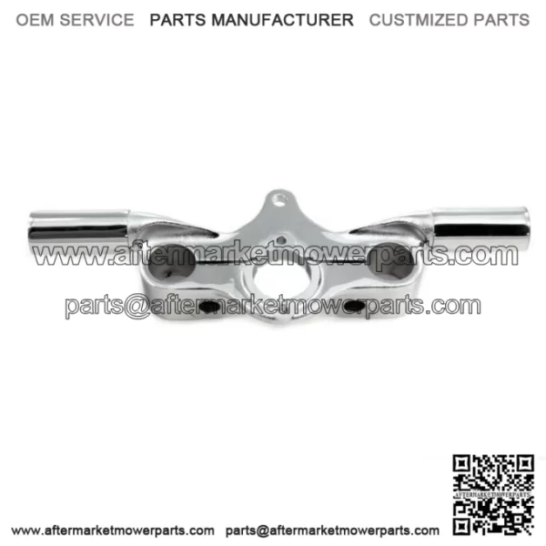 Chrome Offset Springer Fork Top Triple Tree Ears 46-48 Harley Knucklehead UL FL (For: Harley-Davidson)