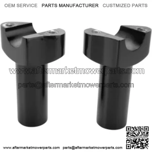 Straight Black 3 1/2" Handlebar Risers Harley Softail Dyna XL (For: Harley-Davidson)