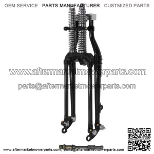 20" Inline Black Replica Springer Front Fork Assembly Harley Knucklehead Pan BT (For: Harley-Davidson)