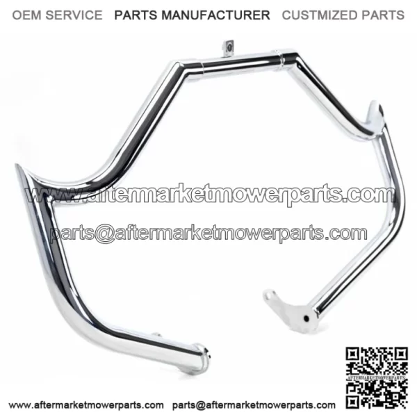 Bad Dad 975 Chrome Pointed Engine Crash Guard Bar Harley Softail FLST FLS 00-17 (For: Harley-Davidson)