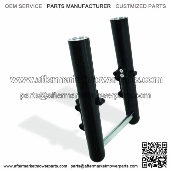 Hot Legs Black Smooth Dual Disk Lowers Axle Set 08-13 Harley Touring (For: Harley-Davidson)