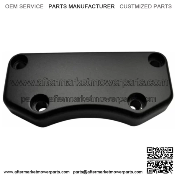 Black Handlebar Riser Top Clamp Harley Dyna Softail FXR Sportster Chopper Custom (For: Harley-Davidson)