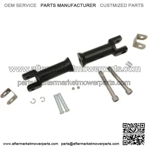 Black Passenger Footpeg Pegs Mount Kit Harley Softail 18+ FL FX (For: Harley-Davidson)