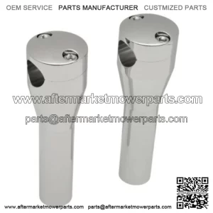 Chrome 6" Socket Head Handlebar Risers Harley Softail Touring (For: Harley-Davidson)