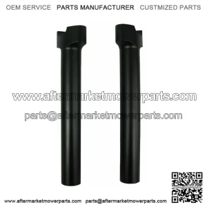 Black Wild One 1 Chubby Straight Risers 9.5" Harley Club Style Dyna XL Softail (For: Harley-Davidson)