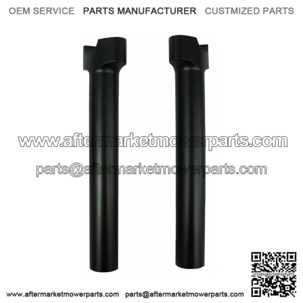 Black Wild One 1 Chubby Straight Risers 9.5" Harley Club Style Dyna XL Softail (For: Harley-Davidson)