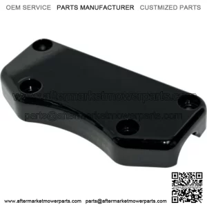 Black Smooth Buffalo Handlebar Riser Top Clamp Harley Custom (For: Harley-Davidson)