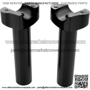 Straight Black 5 1/2" Handlebar Risers Harley Softail Dyna XL (For: Harley-Davidson)