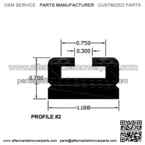 Black Slide Runner Profile 2 66" 102-66-80 (For: Yamaha Sidewinder MTX)