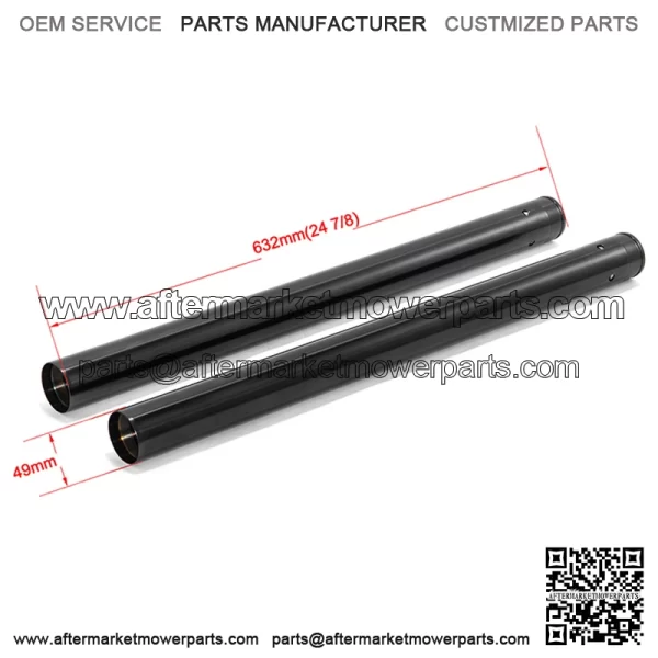 49mm Motorcycle Extended 2" Inner Fork Tubes for Harley Touring 2017-2023 - Image 3