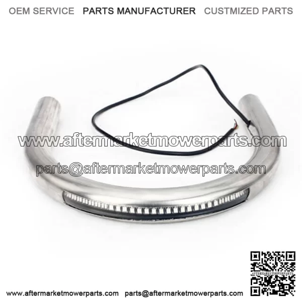 Cafe Racer Aluminum Seat Frame Loop With LED Light Brake Turn Light Signal - Image 3
