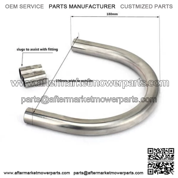 Stainless Steel Cafe Racer Seat Frame Loop - Image 5