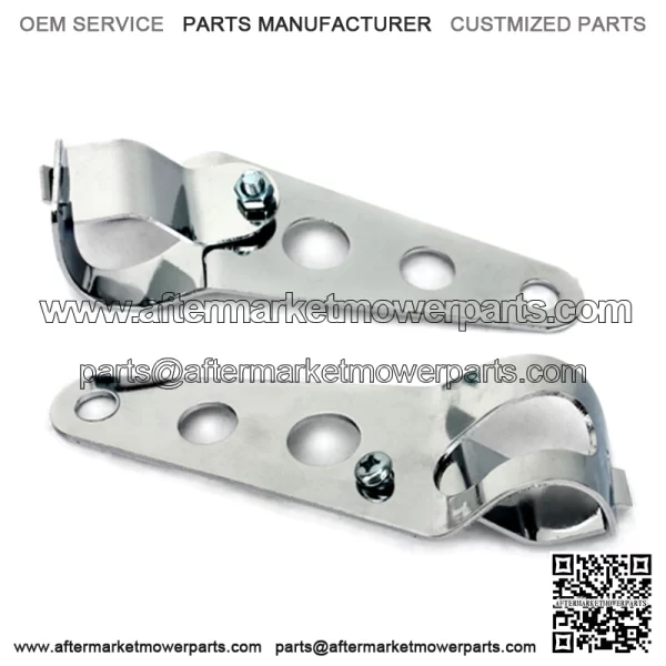 Universal Steel Headlight Clamp Fork Ears Brackets For Motorcycle - Image 2