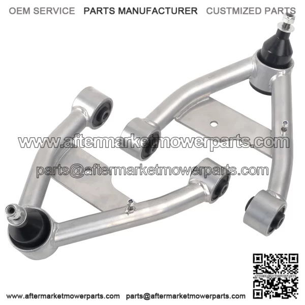 Front Upper Control Arms 2-4?? Lift for 1982-2001 Chevy S10 GM S15 4WD Silver
