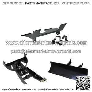 Black 60" Straight Blade UTV Snow Plow Kit For Odes UTVs Dominator 800 2013-2016