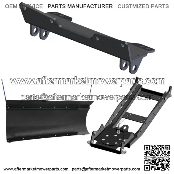 UTV Plow Kit With 60" Pro-Poly Blade For Polaris Ranger Crew 1000 2020-22