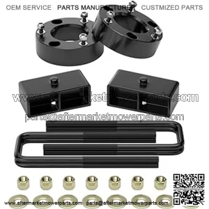 2.5" Front and 2" Rear Leveling Lift Kits for 2007-2023 Silverado Sierra 1500, 2.5inch Front Strut Spacers and 2inch Rear Lift Blocks with Extended U Bolts