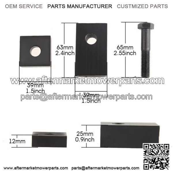 Rear Seat Recline Kit w/ Bolts & Washers for 2007-2018 Jeep Wrangler JK 4Door - Image 3