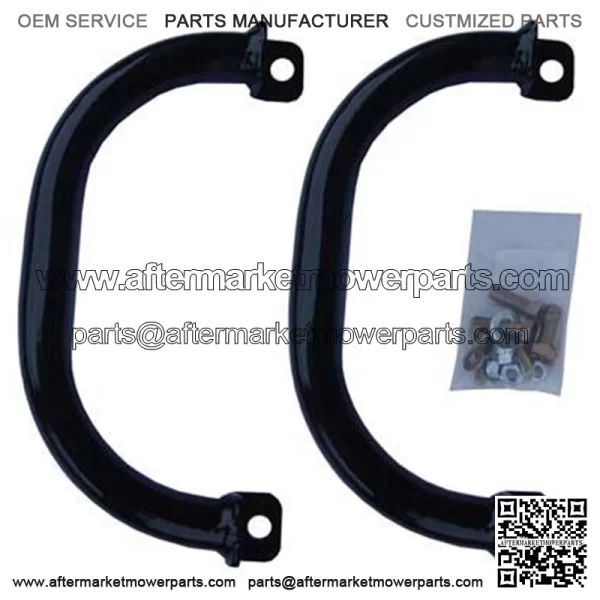 Set Of 2 Black Grab Handle Set Universal Fit