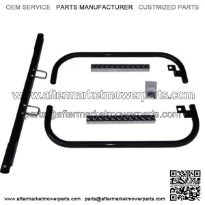 Nerf Bar Set Jake's/Blk W/Dia Plate Step  E-Z-GO  RXV