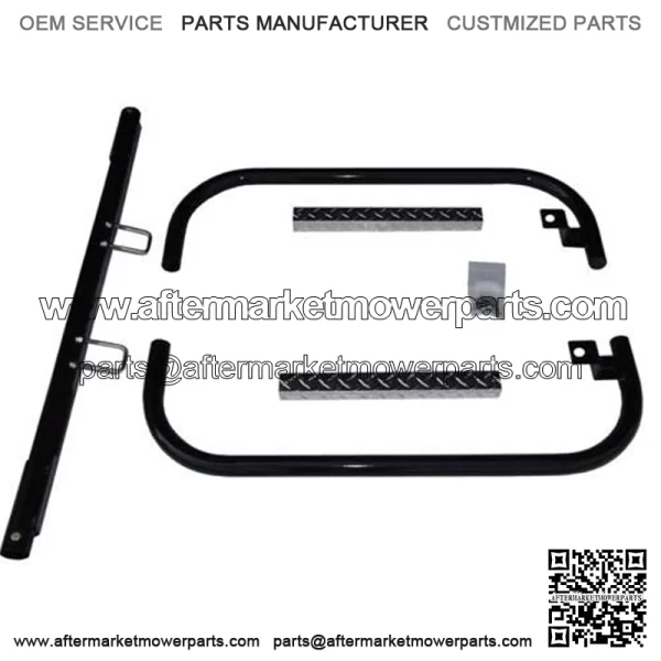 Nerf Bar Set Jake's/Blk W/Dia Plate Step  E-Z-GO  RXV