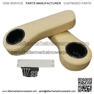 EZGO/Club Car/Yamaha Golf Cart Rear Seat Arm Rest Cushion Cupholder BUFF