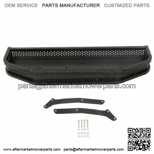 Front Clay Cargo Basket Black for EZGO TXT Golf Cart 1994+ w/ Mounting Brackets