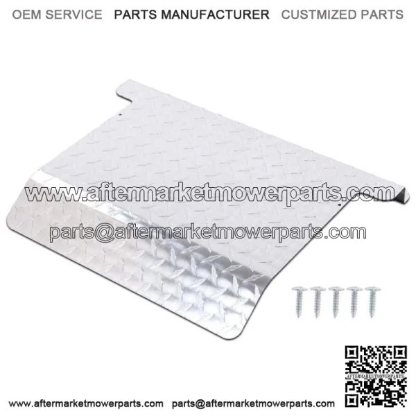 Fit For EZGO TXT Golf Cart Polished Chrome Diamond Plate AcceEngine Cover