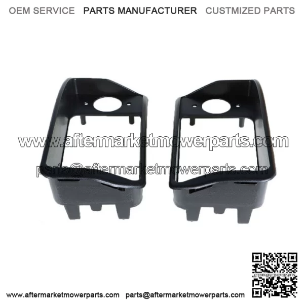 For Club Car Golf Cart DS Black Headlight Bezels Driver 1016880 1016879 1993-UP