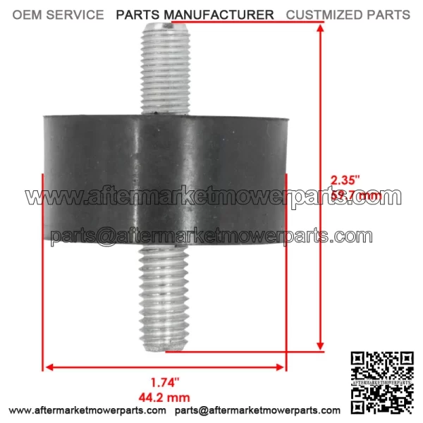 Rear Engine Mount Rubber Isolator for Polaris Sportsman 800 HO EFI 2005-2014 For: Polaris Sportsman 800 - Image 2