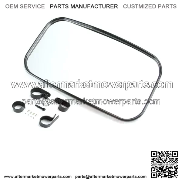 Black 1.75" Roll Bar UTV Rear View Mirrors For Polaris Polaris RZR XP Arctic Cat For: More than one vehicle - Image 2