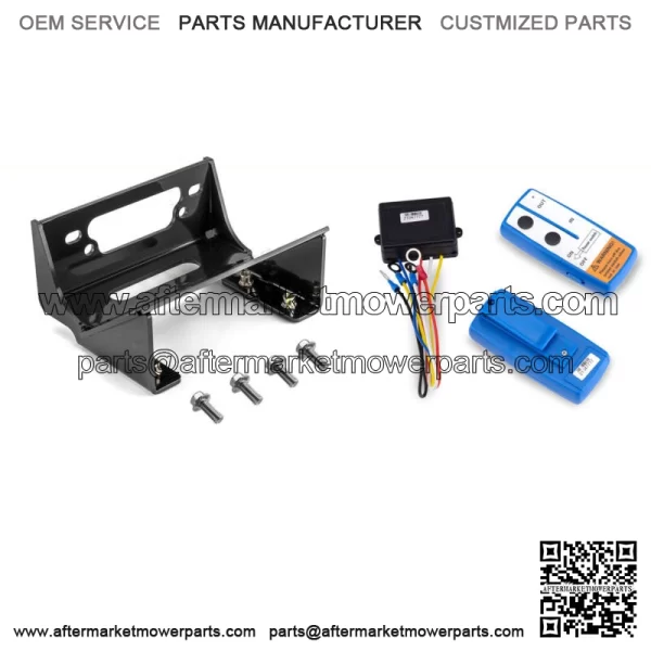For UTV Kawasaki Teryx/4 750 800 Winch Mounting Plate W/ Winch Remote Control For: More than one vehicle