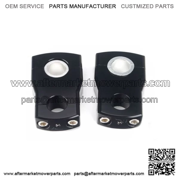 Pivoting Handlebar Risers 2 Inch Rise 7/8" 1 1/8" Bar For Polaris RZR Arctic Cat Fits: Yamaha - Image 4