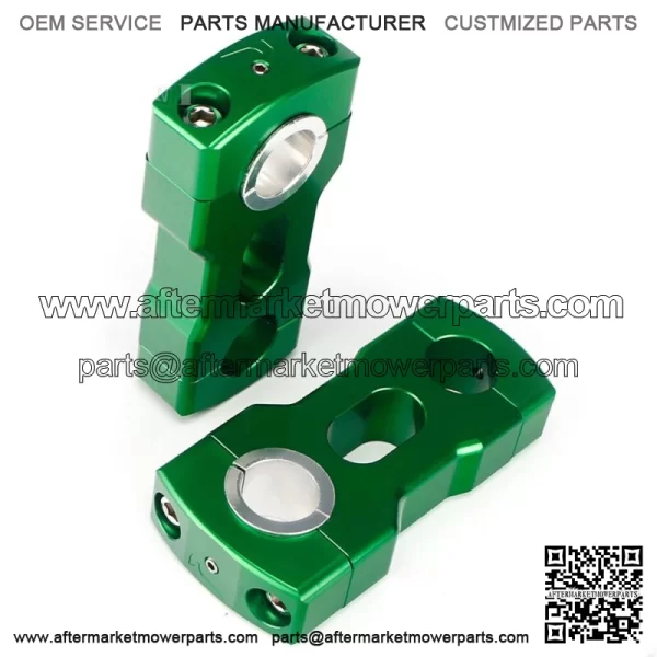 Aluminum Handlebar Riser Mount Clamp For ATV 7/8" 11/8" Bar Pivoting Risers  Fits: Yamaha - Image 2