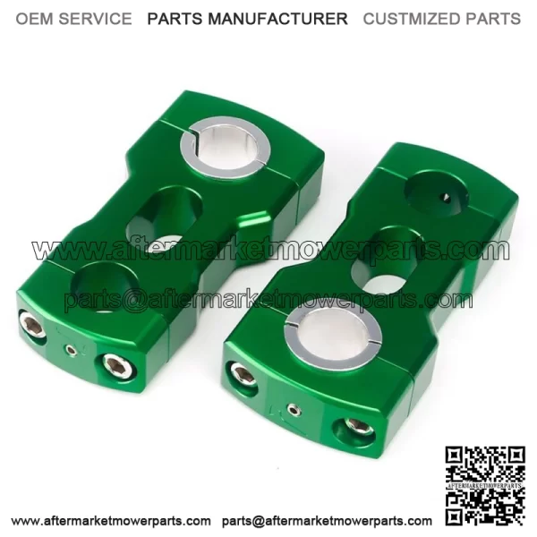Aluminum Handlebar Riser Mount Clamp For ATV 7/8" 11/8" Bar Pivoting Risers  Fits: Yamaha - Image 4