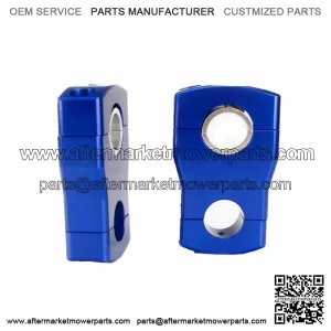 Blue 2" Inch Pivoting Risers for Arctic Cat Snowmobile 7/8" OR 11/8" Handlebar  Fits: Yamaha