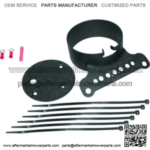 Black Single Gauge Mount Kit For 95-11 Sportster 482824