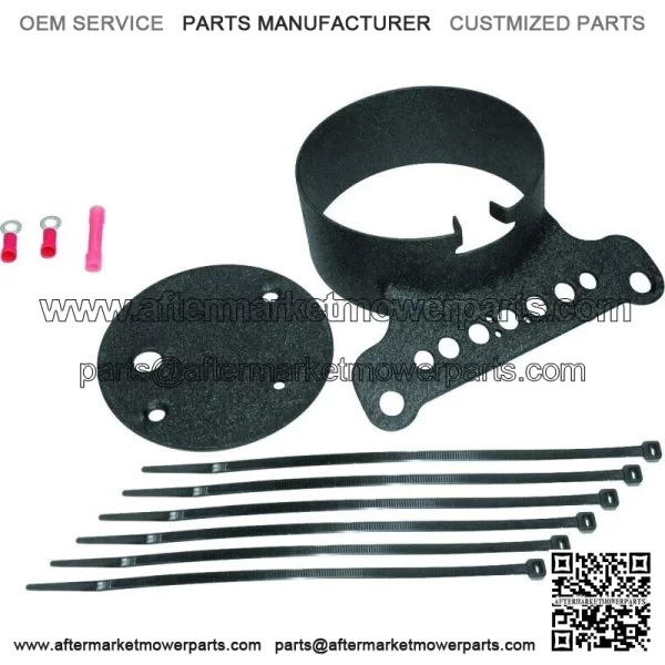 Black Single Gauge Mount Kit For 95-11 Sportster 482824