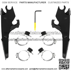 Batwing Fairing Trigger-Lock Mounting Kit Black MEB2056