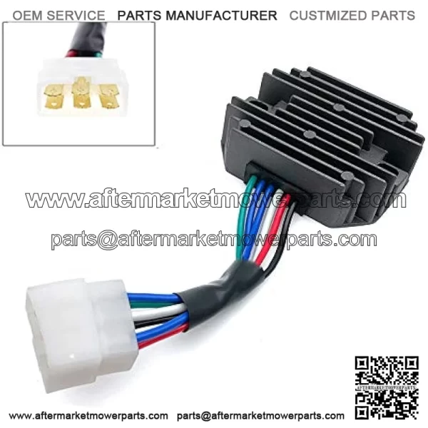 Voltage Regulator Rectifier Replacement 435-180 for JOHN DEERE 240 245 265 Lawn Tractor 345 F525 F735 Gx345 Lx176 X495 X575 X700 X720 Cs Cx Ts Gator AM108848 AM126304 M70121 M97348 14029