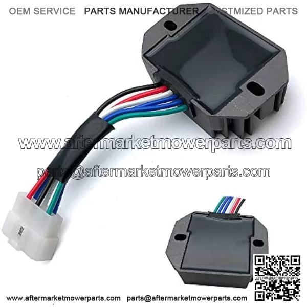 Voltage Regulator Rectifier Replacement 435-180 for JOHN DEERE 240 245 265 Lawn Tractor 345 F525 F735 Gx345 Lx176 X495 X575 X700 X720 Cs Cx Ts Gator AM108848 AM126304 M70121 M97348 14029 - Image 2