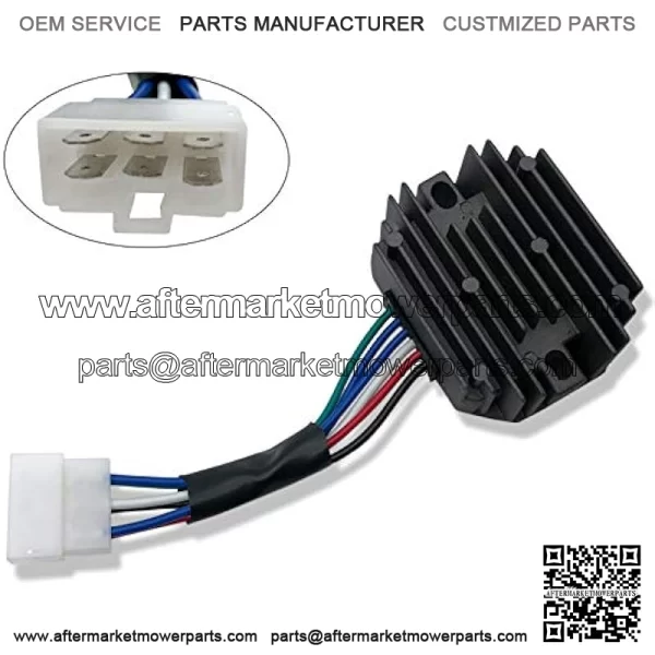 Voltage Regulator Rectifier Replacement 435-180 for John Deere 240 245 265 Lawn Tractor 345 F525 F735 Gx345 Cs Cx AM108848 AM126304 Ts Gator M70121 M97348 14029 Lx176 X495 X575 X700 X720 - Image 2