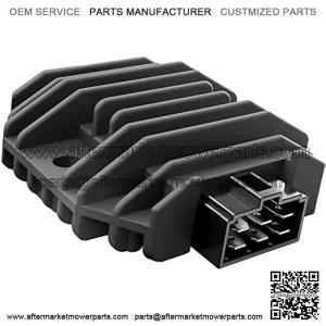 DC 12V 6 Pin Voltage Regulator Rectifier Replaces for for John Deere F510 F525 F710 F725 F735 F911 GS75 X475 X478 front Mower for Gator 4x2 6x4 CS TS with 20 AMP charging system