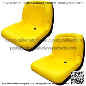 TRAC SEATS (2 Seats) Yellow Seat for John Deere Gator CS TS TX 4X2-15" Backrest - AM133476
