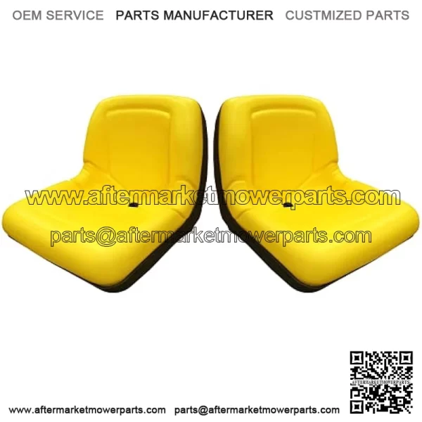 TRAC SEATS (2 Seats) Yellow Seat for John Deere Gator CS TS TX 4X2-15" Backrest - AM133476 - Image 2