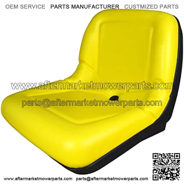 TRAC SEATS (2 Seats) Yellow Seat for John Deere Gator CS TS TX 4X2-15" Backrest - AM133476 - Image 3