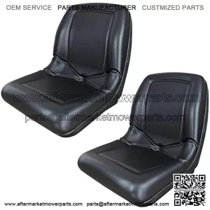 TRAC SEATS (2 Seats) Black High Back Seat for John Deere Gator CS TS TX 4X2 AM133476