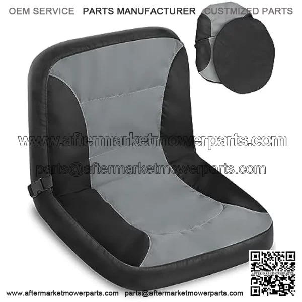 Riding Lawn Mower Seat Cover with Waterproof Cover, Durable Polyester Universal Lawn Mower Seat Cover Compatible with John Deere, for Craftsman, for Cub Cadet, for Kubota (Splicing,Medium)