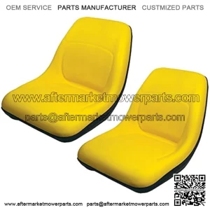 Set of 2 Yellow Seat Fits John Deere 1200A 4X2 Fits Gator 6X4 Fits Gator Models Replaces A-AM116408 A-AM116408-A AM116408