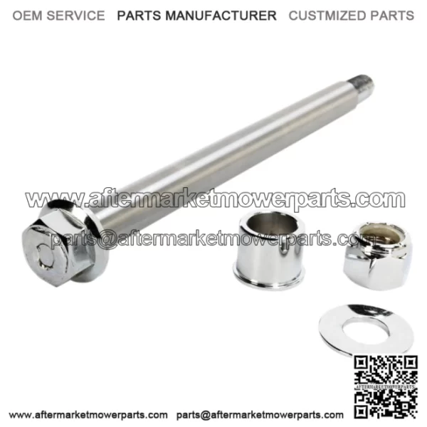 Chrome Axle Kit Package Front 10" 3/4" Harley Softail Springer 00-06 Twin Cam (For: Harley-Davidson)